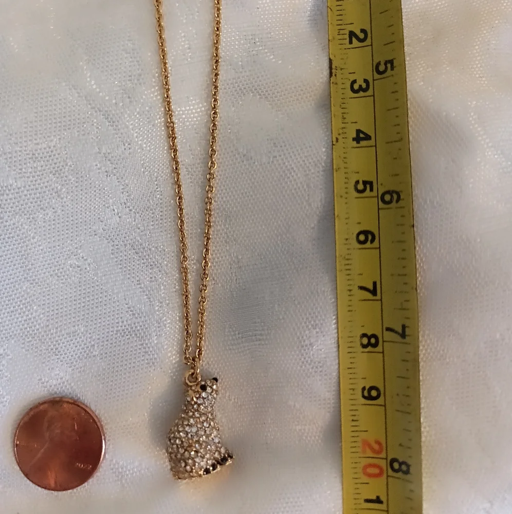 Kate Spade Cold Comforts Polar Bear necklace